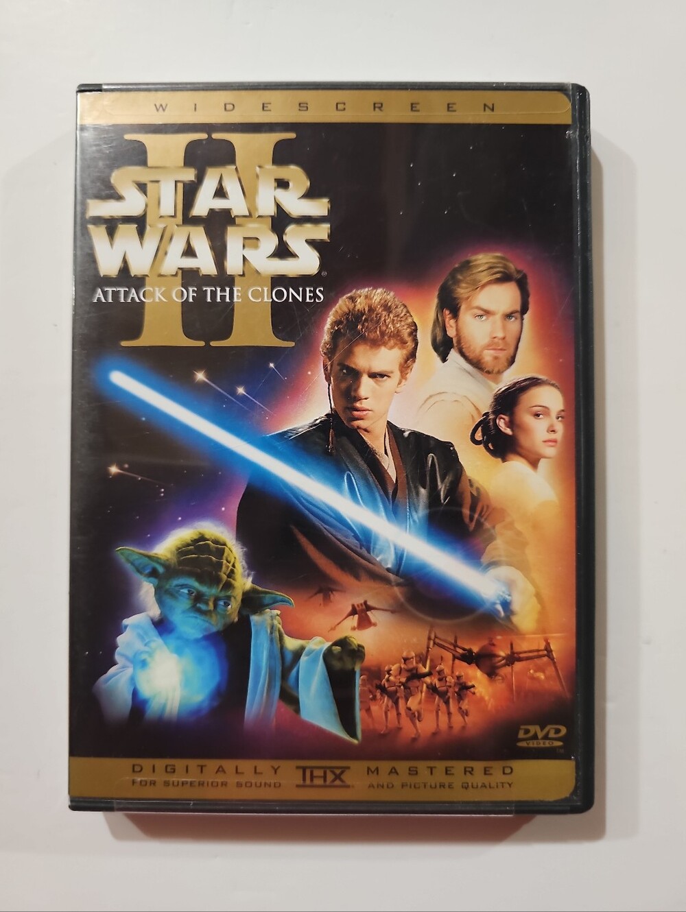 Star Wars II - Attack of the Clones (DVD, Widescreen, 2002)